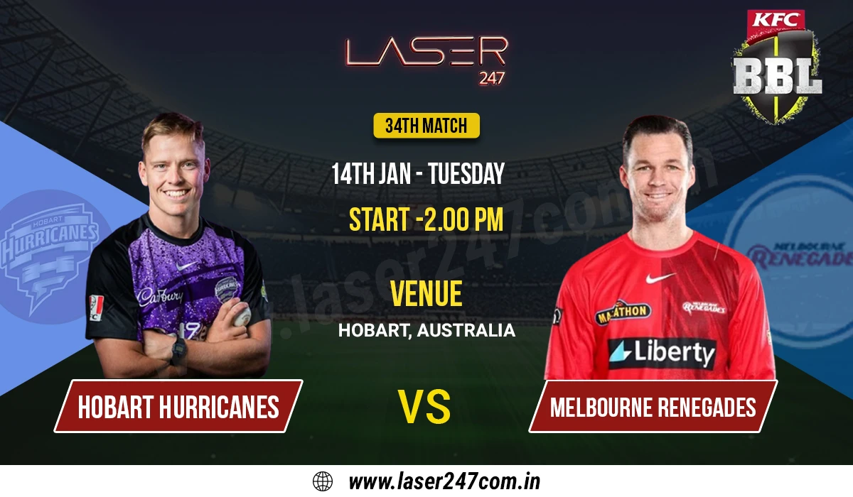 You are currently viewing HBH vs MLR: Big Bash League 2024-25 – Match 24 Preview and Insights