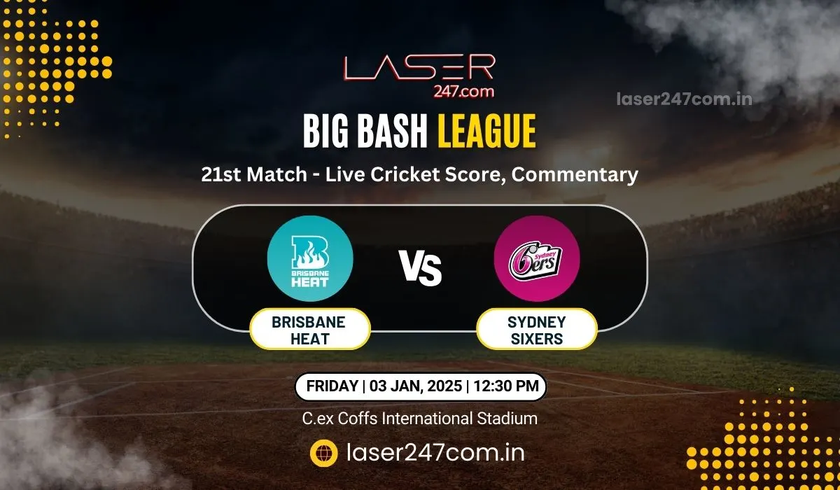 You are currently viewing BBL 2024-25 Match 21: Brisbane Heat vs. Sydney Sixers