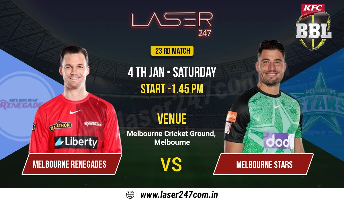 You are currently viewing Melbourne Renegades vs. Melbourne Stars: A BBL 25 Match 23
