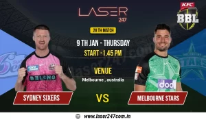 Read more about the article Melbourne Stars vs Sydney Sixers: A Showdown at the Iconic MCG