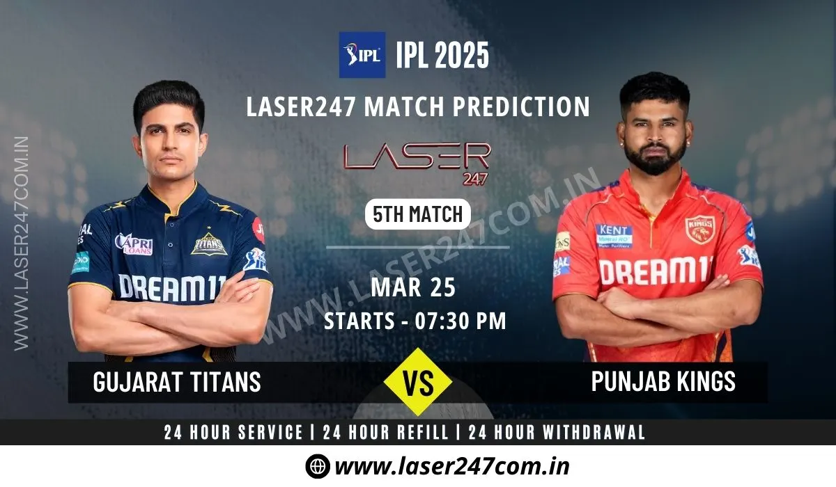 You are currently viewing GT vs PBKS IPL 2025: Laser247 Match Prediction and Betting Odds